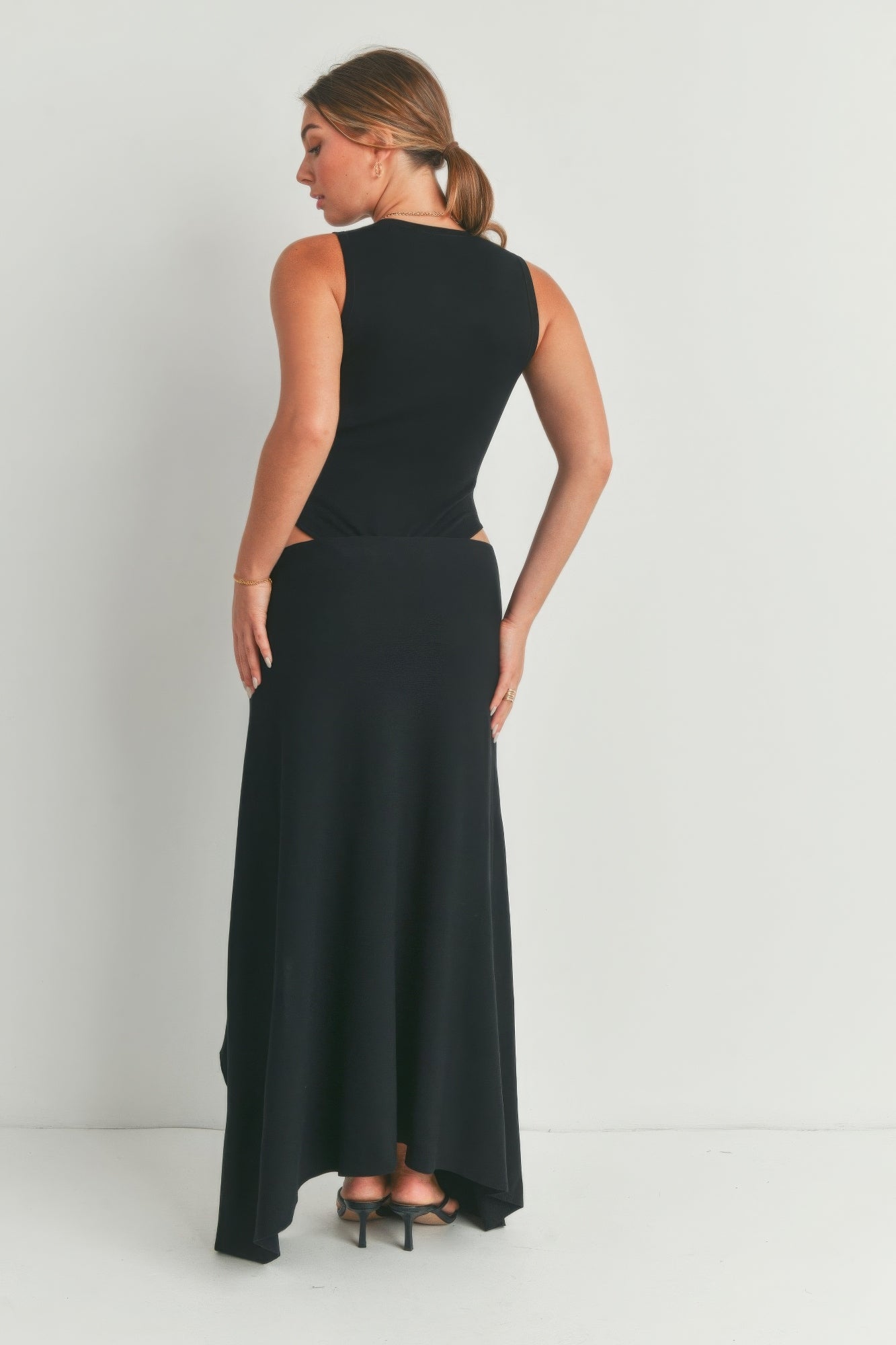 Mi Reina Maxi Dress With Slit