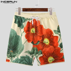 Mi Rey Flower Style men beach short set