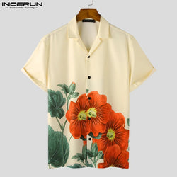 Mi Rey Flower Style men beach short set