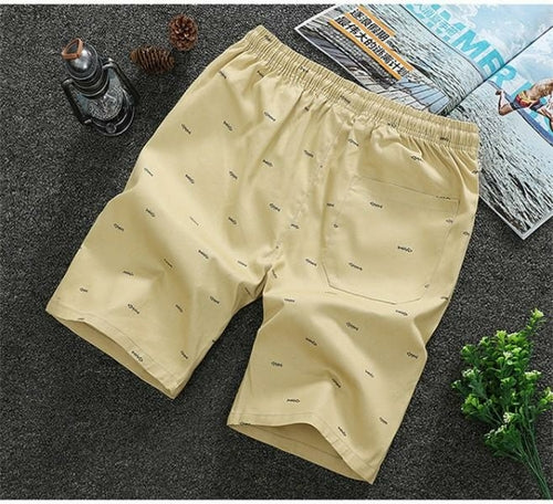 2025 Men's Shorts Casual Simple Short Pants Knee Length Teen Fashion