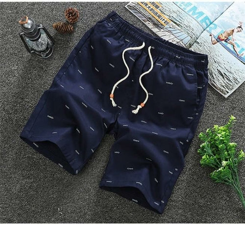 2025 Men's Shorts Casual Simple Short Pants Knee Length Teen Fashion