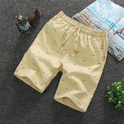 2025 Men's Shorts Casual Simple Short Pants Knee Length Teen Fashion