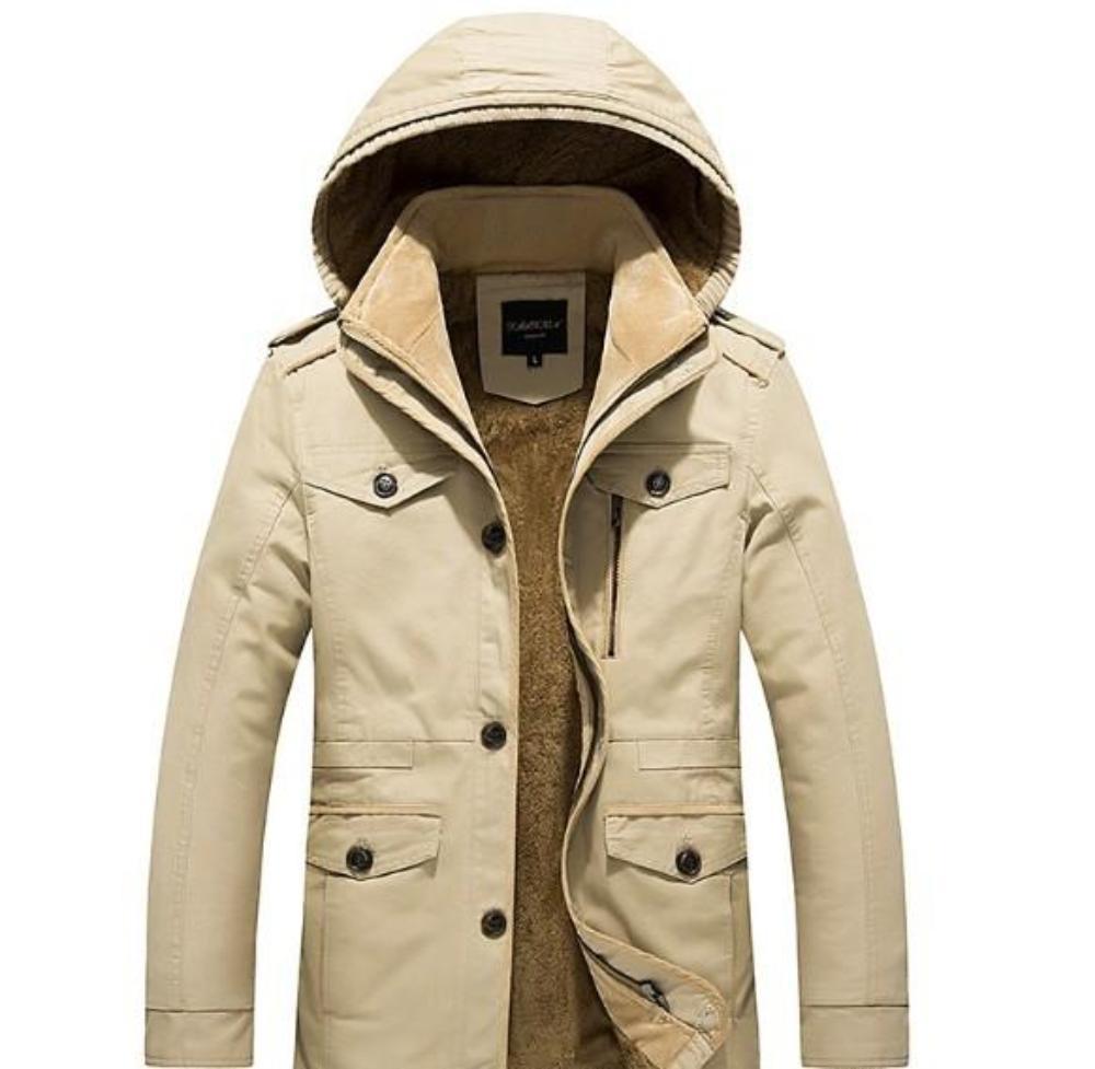 MI Rey  Hooded Military Style Coat